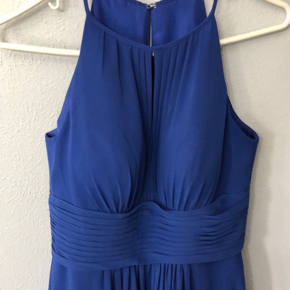 Floor length royal blue gown - Picture 3 of 3